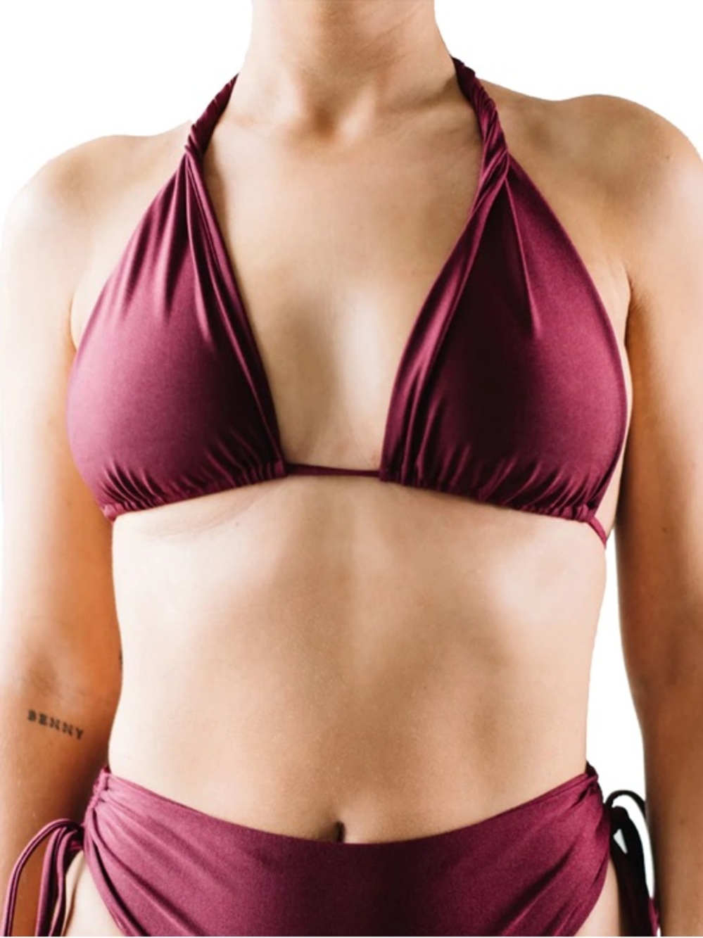 Shop Moonstone "Luna" Bikini Swim Top Merlot Medium
